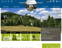 Tablet Screenshot of johanngeorgenstadt.de